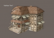 Risen Conceptart -Worlddesign Don Esteban Cityhouse